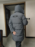 波司登（BOSIDENG）25新款羽絨服男款中長(cháng)戶(hù)外90絨鵝絨極寒連帽加厚寬松外套商場(chǎng)同款 【趨勢推薦】極地灰8270-至高抵御-30℃-700+高蓬鵝絨 XL 185/104A 體重約155-170 曬單實(shí)拍圖