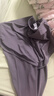 駱駝（CAMEL）瑜伽套裝女跑步健身四件套運動(dòng)服 Y23BATL6052 杜若紫/煙霧紫 XL 曬單實(shí)拍圖