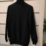 皮爾卡丹品牌高領(lǐng)羊絨衫男特級100%純山羊絨雙股加厚純色提花高檔毛衣打底 69805純黑色 高檔禮盒禮袋包裝 XL 【推薦體重150-170斤】 曬單實(shí)拍圖