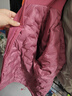 鴨鴨（YAYA）【王一博同款】騏驥紅羽絨服女2025新款冬季短款男女同款保暖外套 玫紅色 【-10°抗寒/男女同款】 M 110-130斤 曬單實(shí)拍圖