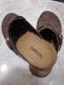 天美意勃肯鞋女休閑鞋百搭時(shí)尚女鞋新款 咖色包頭拖（男款） 43 曬單實(shí)拍圖