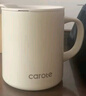 卡羅特水杯帶蓋保溫馬克杯女316不銹鋼家用辦公室咖啡杯泡茶杯子白 曬單實(shí)拍圖