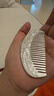 王府銀莊  銀梳子999足銀發(fā)梳手工云南雪花銀刮痧白銀木梳媽媽母親節銀飾 荷花小號銀重40克 曬單實(shí)拍圖