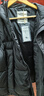 馬登工裝山系可拆卸羽絨服男保暖機能連帽馬甲背心男士面包服外套秋冬 炭黑色 L 曬單實(shí)拍圖
