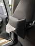 莫蘭迪車(chē)載紙巾盒抽紙盒汽車(chē)內用掛式扶手箱遮陽(yáng)板高級感車(chē)上掛袋輕奢 NAPPA皮紙巾盒 雅致黑 曬單實(shí)拍圖