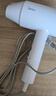 美的（Midea）吹風(fēng)機家用電吹風(fēng)負離子恒溫大功率電吹風(fēng)筒家用負離子吹風(fēng)機電風(fēng)吹便攜生日禮物 便攜折疊 超高性?xún)r(jià)比 FZ201丨白 曬單實(shí)拍圖