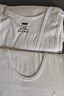 京東京造【2件裝】100%棉背心男純棉高彈力透氣吸汗全棉工字背心白+白L 曬單實(shí)拍圖