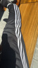 阿迪達斯（adidas）長(cháng)褲男女秋冬寬松透氣直筒褲跑步運動(dòng)防風(fēng)休閑褲  黑白 M 曬單實(shí)拍圖