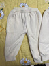 幼歌（YOUGE） 嬰幼兒百搭舒適軟糯絞花毛線(xiàn)褲寶寶復古彈力秋冬休閑褲 淺杏 90 曬單實(shí)拍圖