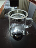 憶壺茶（YIHUTEA）玻璃公道杯帶過(guò)濾網(wǎng)茶漏套裝茶具配件茶海分茶器加厚功夫茶杯大號 公道杯350ml+茶漏 曬單實(shí)拍圖