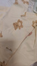 貝瑞加（Babyprints）新生兒連體衣2件裝嬰兒純棉衣服四季護肚爬服初生寶寶內衣 黃熊52 曬單實(shí)拍圖