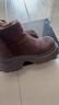 星期六雪地靴女粗跟加絨復古潮流2025秋季新款百搭保暖短筒瘦瘦靴 棕色 37 (235mm) 標準碼 曬單實(shí)拍圖
