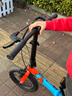 書(shū)比超輕折疊自行車(chē)4歲-13周歲男孩女孩輔助輪學(xué)生車(chē)007 14寸【007Pro藍橘】-輔輪可站人 曬單實(shí)拍圖