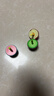 彌鹿（MiDeer）兒童彩色旋轉手動(dòng)木質(zhì)玩具水果款迷你小陀螺4只裝新年禮物 曬單實(shí)拍圖