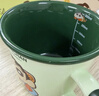 蠟筆小新系列陶瓷杯牛奶刻度杯彩盒裝水杯高顏值禮物咖啡杯馬克杯 蠟筆小新牛奶刻度杯彩盒裝-綠色 曬單實(shí)拍圖