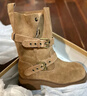百思圖【任敏同款】西部舞會(huì )冬新款牛仔堆堆靴美拉德馬丁靴短靴女 駝色絨里 西部舞會(huì ) 36 曬單實(shí)拍圖