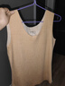 古今（GUJIN）保暖背心女大碼200斤胖mm羊絨蠶絲秋冬無(wú)痕內穿打底內衣 曬單實(shí)拍圖