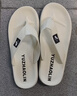 俞兆林（YUZHAOLIN）人字拖男女沙灘鞋涼拖鞋外穿夾趾拖 YE408 白色 42/43 曬單實(shí)拍圖