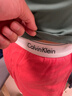 Calvin Klein內衣【摩登引力帶】女士本命年ck家居外穿睡褲辣妹運動(dòng)短褲 TBK-珊瑚紅 M 曬單實(shí)拍圖