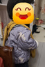 巴厘小豬兒童棉服秋冬男童加厚保暖打底棉襖棉衣女童夾棉內膽衣服寶寶外套 紫色麥浪 100 曬單實(shí)拍圖