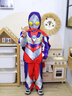 ULTRAMAN奧特曼衣服男童加絨加厚發(fā)光冬裝兒童賽羅男孩冬季套裝蜘蛛俠童裝 披風(fēng)款【迪迦】（發(fā)光）（加絨加厚） 【披風(fēng)+套裝】 120 【建議身高110-120cm】 曬單實(shí)拍圖