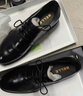 百麗男鞋商務(wù)正裝皮鞋休閑增高軟底真皮鞋A0917 黑色-內增高 39 曬單實(shí)拍圖