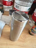 希諾（heenoor）保溫杯316L不銹鋼水杯男高檔商務(wù)車(chē)載泡茶杯子X(jué)N-9606本色 480mL 曬單實(shí)拍圖
