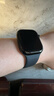 Apple/蘋(píng)果WatchS11智能手表GPS款46毫米亮黑色鋁金屬表殼黑色運動(dòng)型表帶M/L 曬單實(shí)拍圖