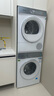 西門(mén)子（SIEMENS）小幸熨優(yōu)享版超氧套裝 10公斤變頻滾筒彩屏觸控智投洗衣機蒸汽除皺 深層凈洗 熱泵烘干機 智能烘干 WG54K7D00W+WQ52J7U00W 洗烘套裝 曬單實(shí)拍圖