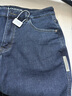 名郎（MELLEN）高端牛仔褲男2026新款秋冬款中青年百搭寬松直筒九分褲休閑褲子男 藍灰色 【春秋】 34 【2尺7適合160斤左右】 曬單實(shí)拍圖