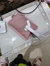 2025新款防爆熱水袋充電式暖手寶暖水袋敷肚子腰暖被窩熱寶寶正品 三明治小狗雙插粉色（智能防爆 水電分離） 曬單實(shí)拍圖