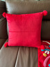 美若晨曦2026新年紅色抱枕套結婚喜慶過(guò)年客廳沙發(fā)靠墊福字腰枕馬年靠背 發(fā)財蝴蝶毛巾繡抱枕 枕套 45*45cm枕套 曬單實(shí)拍圖