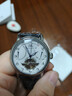 上海（SHANGHAI）手表男款 國民系列 夜光多功能飛輪 男士自動(dòng)機械男表 924白 曬單實(shí)拍圖