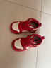 泰蘭尼斯兒童紅色新年運動(dòng)鞋幼兒園室內鞋可控開(kāi)關(guān)男女童閃燈板鞋白/紅25 曬單實(shí)拍圖