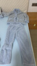 紅豆居家法蘭絨睡衣女冬季撞色提花加厚女士家居服 泡泡藍 160/84A  曬單實(shí)拍圖