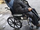 怡輝（YIHUI）輪椅老人帶坐便輕便折疊癱瘓專(zhuān)用出行大小便骨折全躺多功能yh-x05 曬單實(shí)拍圖