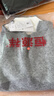 恒源祥羊毛衫女秋冬加厚打底毛衣修身內搭半高領(lǐng)針織衫 灰色 L 建議110-120斤 曬單實(shí)拍圖