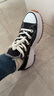 匡威（Converse）官方 Run Star Hike低幫帆布流星厚底鞋黑色168816C 黑色/168816C 36 曬單實(shí)拍圖