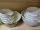 潔雅杰陶瓷碗中式白瓷小碗家用4.5英寸米飯碗喝湯碗面碗套裝10只裝 曬單實(shí)拍圖
