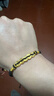 中國珠寶五帝錢(qián)黃金手繩男足金轉運珠銅錢(qián)手鏈新年情人節禮物送男朋友老公 足金五帝錢(qián)手繩+品牌禮盒 金重約0.6g 曬單實(shí)拍圖