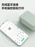 得力（deli）標簽打印機 家用手持便攜式 小型熱敏打價(jià)格價(jià)簽智能標簽機便簽名字打字防水姓名貼透明貼紙打印機 薄荷綠【手撕切紙】+1卷測試紙 曬單實(shí)拍圖