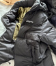 鴨鴨（YAYA）【高充絨】羽絨服男短款冬季新款面包加厚防寒保暖東北外套HG 黑色【197-255g充絨】 XL (180) 曬單實(shí)拍圖