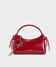 CHARLES&KEITH26春新品新年系列蝴蝶結婚包手提斜挎包包女包CK2-30160255-A Tomato Red番茄朱紅 S 曬單實(shí)拍圖