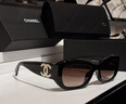 香奈兒（Chanel）不規則個(gè)性前衛酸醋纖維雙Clogo太陽(yáng)鏡墨鏡男女同款新年送禮 黑色CH5493C622S5 55mm 防紫外線(xiàn)（UVA/UVB） 曬單實(shí)拍圖