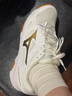 美津濃（MIZUNO）CYCLONE SPEED CN排球鞋綜合室內外訓練鞋男女款羽毛球鞋乒乓球鞋 白金 【顏值與實(shí)力并存】 42 =270mm 曬單實(shí)拍圖