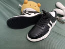 普步仕品牌真皮板鞋男2025冬季新款頭層牛皮透氣運動(dòng)鞋潮流百搭休閑鞋男 黑色 43 曬單實(shí)拍圖