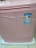 奧克斯（AUX）洗+脫5.0公斤家用小型宿舍單身迷你雙桶缸半自動(dòng)洗脫一體洗衣機HB30P56-98 櫻花粉 曬單實(shí)拍圖