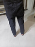 干活穿的褲子耐磨高彈力牛仔褲男大碼加大加肥勞保防燙工作褲子男 黑色 XL 曬單實(shí)拍圖