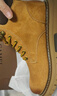 駱駝（CAMEL）【王俊凱同款】馬丁靴男新款百搭男士大黃靴戶(hù)外徒步工裝登山靴子 GE122W7757T 金黃色 (男款) 42 曬單實(shí)拍圖