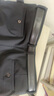 羅蒙（ROMON）西裝休閑褲商務(wù)通勤風(fēng)加絨加厚秋冬季高彈免燙正裝長(cháng)褲子男 黑 34 曬單實(shí)拍圖